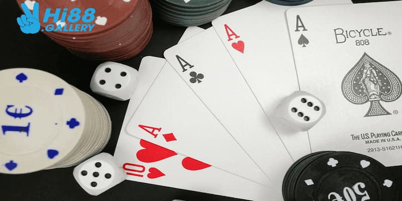 Tứ quý là một trong các thế bài Poker mạnh thứ 3 trong bộ bài